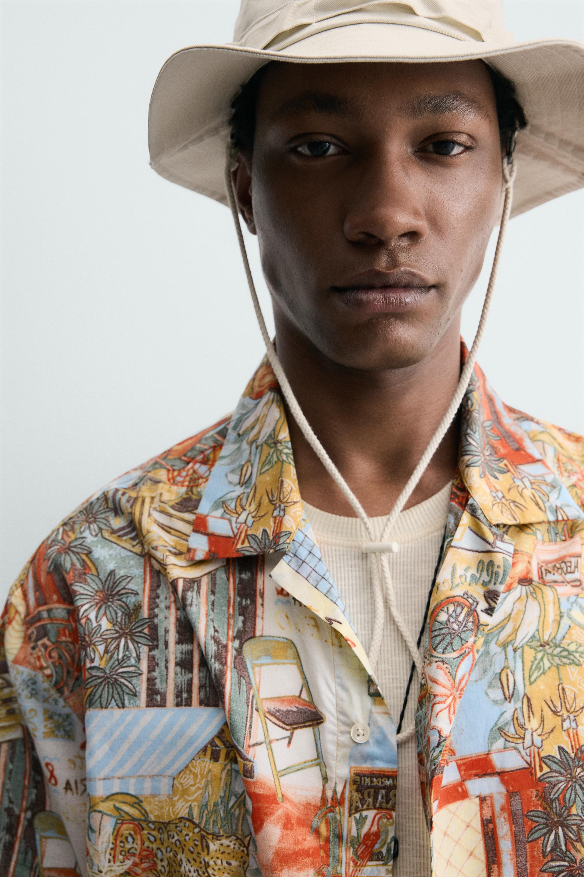 STREET PRINT RELAXED FIT SHIRT